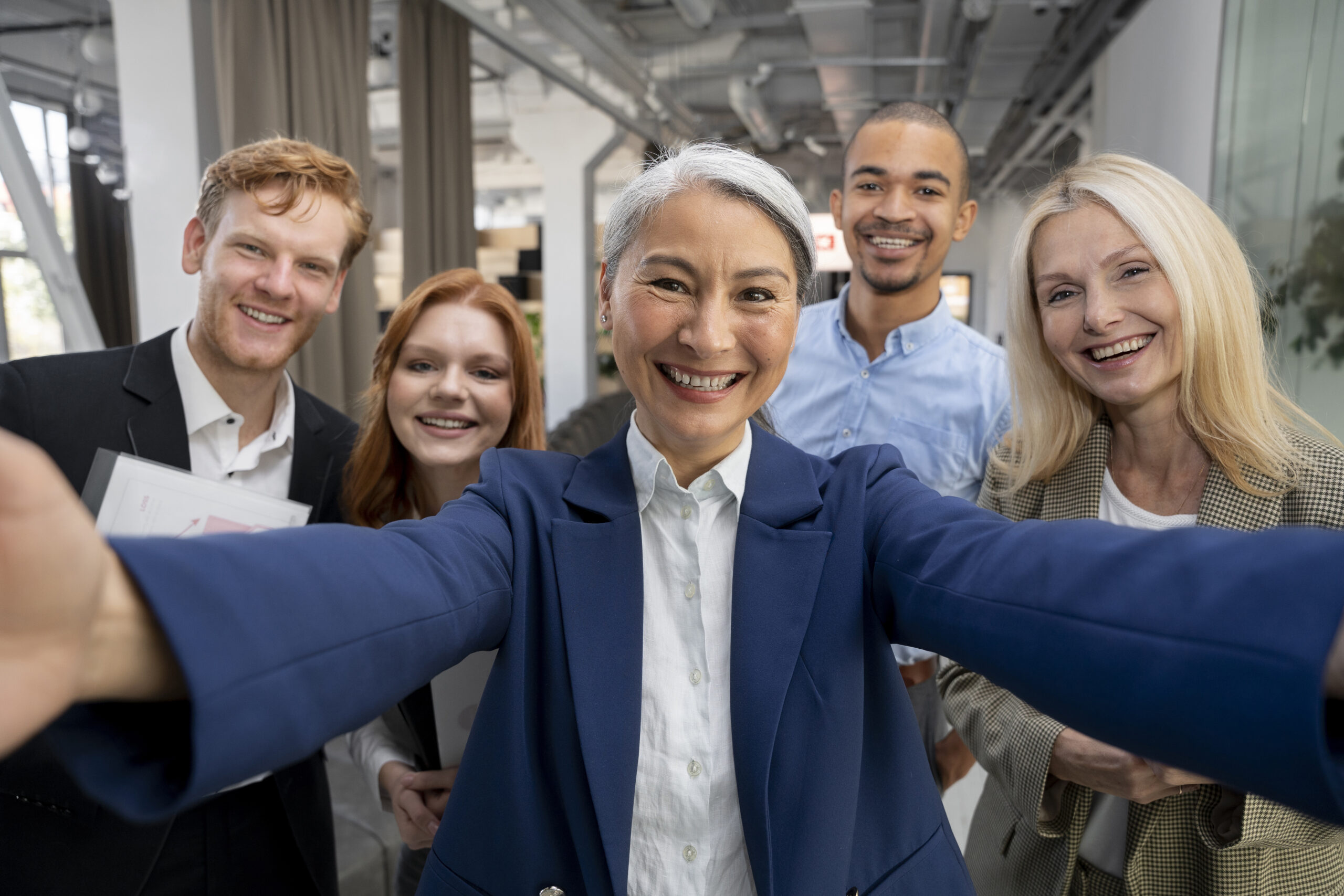 gros plan sur le travail de l equipe de l entreprise