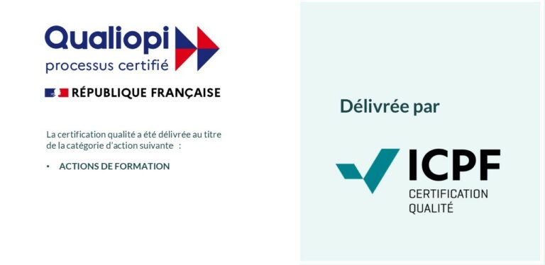 Logo certification Qualiopi - Hissez'O organisme de formation certifié